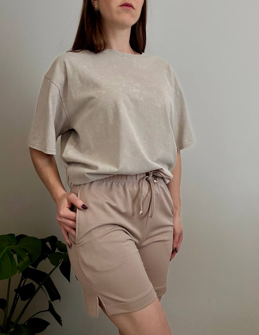 Damskie szorty letnie casual z wysokim stanem i rozcięciami - Зображення 4